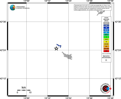 Mappa MCS - territori località