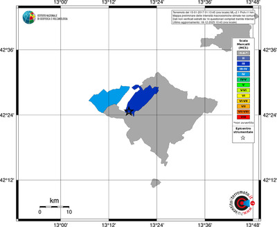 Mappa MCS - territori comuni