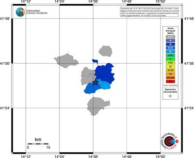 Mappa EMS - territori comuni