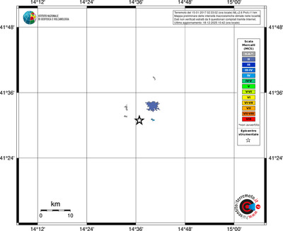 Mappa MCS - territori località