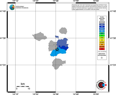 Mappa MCS - territori comuni