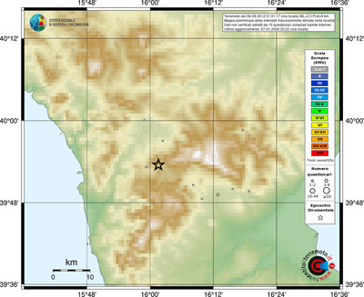 Mappa EMS - località