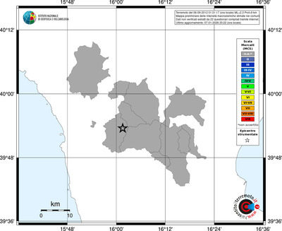 Mappa MCS - territori comuni