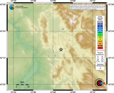 Mappa MCS - località