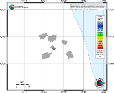 Mappa MCS - territori comuni