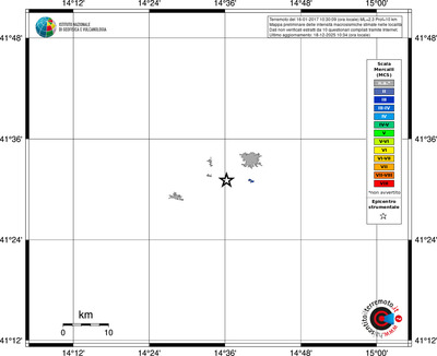 Mappa MCS - territori località