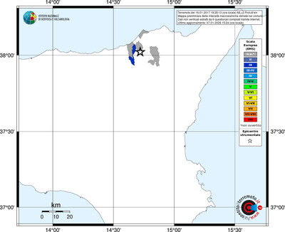 Mappa EMS - territori comuni
