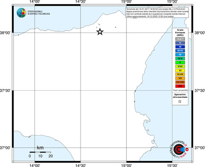 Mappa EMS - territori località