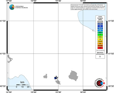 Mappa EMS - territori comuni