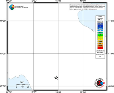 Mappa MCS - territori località