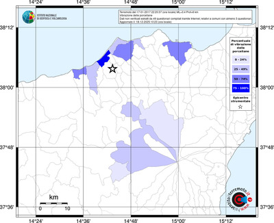 Mappa territorio comunale con almeno 3 questionari