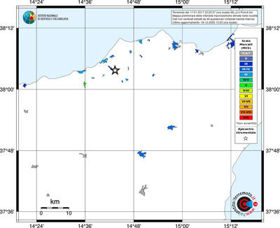 Mappa MCS - territori località