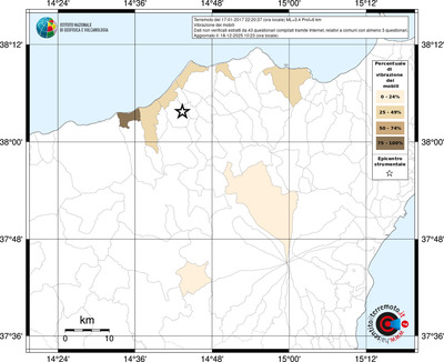 Mappa territorio comunale con almeno 3 questionari