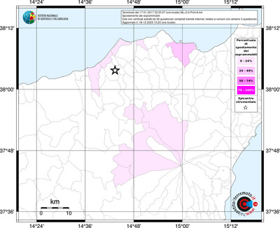 Mappa territorio comunale con almeno 3 questionari