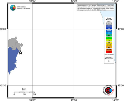 Mappa MCS - territori comuni
