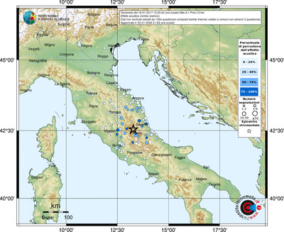 Mappa comuni con almeno 3 questionari
