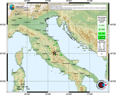 Mappa comuni con almeno 3 questionari