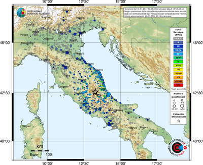Mappa EMS - località