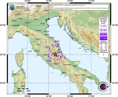 Mappa comuni con almeno 3 questionari