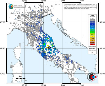 Mappa MCS - territori comuni