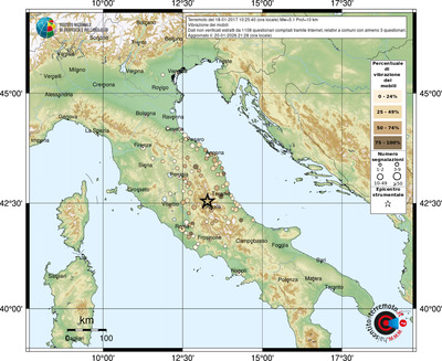 Mappa comuni con almeno 3 questionari