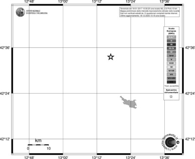 Mappa EMS - territori località