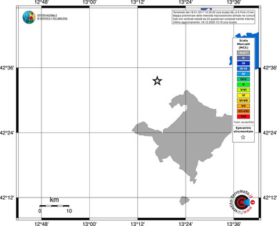 Mappa MCS - territori comuni