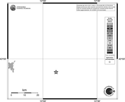 Mappa MCS - territori località