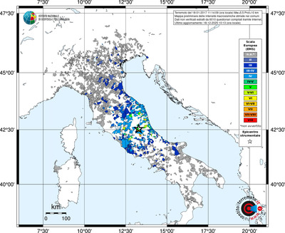 Mappa EMS - territori comuni