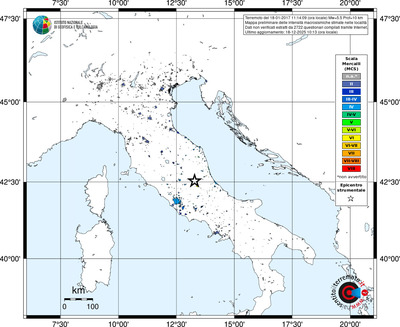 Mappa MCS - territori località