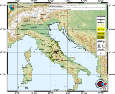 Mappa comuni con almeno 3 questionari