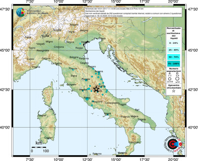 Mappa comuni con almeno 3 questionari
