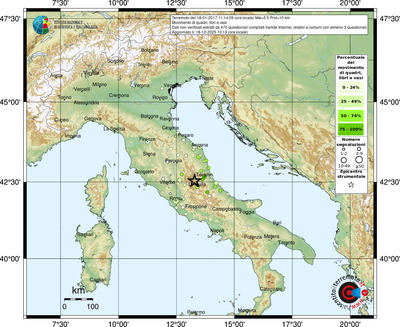 Mappa comuni con almeno 3 questionari