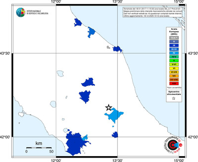 Mappa EMS - territori comuni