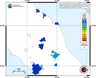 Mappa MCS - territori comuni