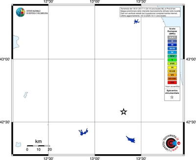 Mappa EMS - territori località