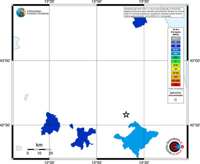 Mappa EMS - territori comuni