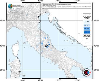 Mappa territorio comunale con almeno 3 questionari