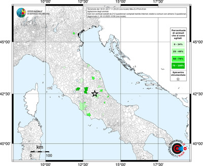 Mappa territorio comunale con almeno 3 questionari