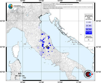 Mappa territorio comunale con almeno 3 questionari