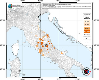 Mappa territorio comunale con almeno 3 questionari