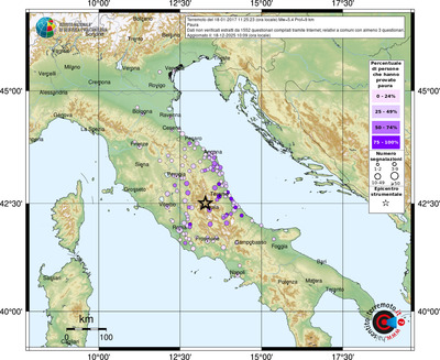 Mappa comuni con almeno 3 questionari
