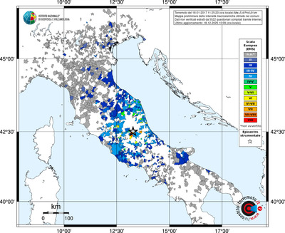 Mappa EMS - territori comuni