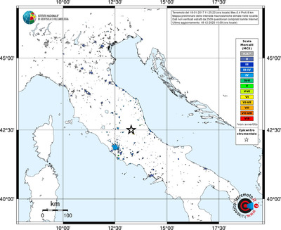 Mappa MCS - territori località