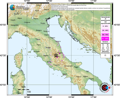 Mappa comuni con almeno 3 questionari