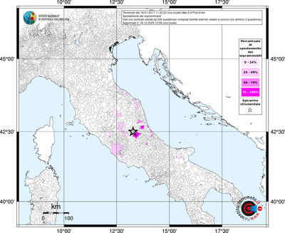Mappa territorio comunale con almeno 3 questionari