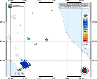 Mappa EMS - territori località