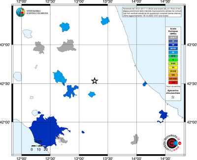 Mappa EMS - territori comuni