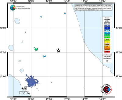 Mappa MCS - territori località