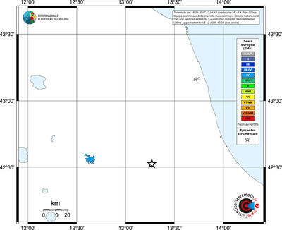 Mappa EMS - territori località